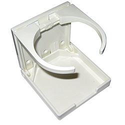 Picture of Whitecap Industries S-5086P Whitecap Folding Drink Holder White Nylon