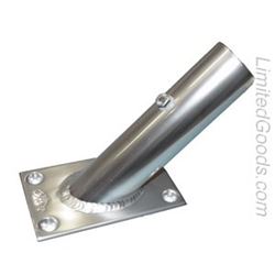 Picture of Lee'S Tackle AL7211CR Lee'S Center Rigger Holder 45 Degree 1 3/8" Id Bright Silver