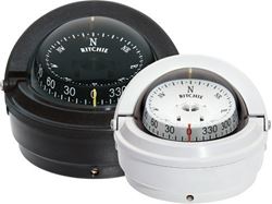 Picture of Ritchie Navigation S-87W Voyager Compass Surface Mount - White