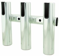 Picture of Taco Metals F31-3003BSA-1 3-Rod Holder Rack Brushed Aluminum