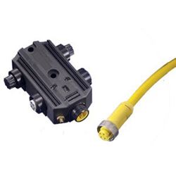 Picture of Maretron NF-NM4P-NF Mini Powertap, Mfg# Nf-Nmap-Nf, Female To Female W/ 8 Amp Fuse And Led Diagnostics. Power Cordset Sold Separately.