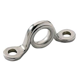 Picture of Ronstan RF499 1 1/4" L X 5/16" Dia. Stainless Steel Eye Strap, Two #8 RHMS Fasteners