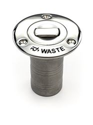 Picture of Whitecap Industries 6996CBLUE Whitecap Bluewater Push Up Deck Fill 1-1/2" Hose Waste Ss