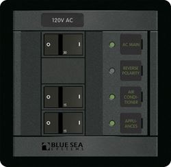 Picture of Blue Sea Systems 1214 Panel 360 120V AC 2-Position Main Breaker