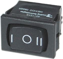 Picture of Blue Sea Systems 7492 Blue Sea 7492 360 Panel Rocker Switch Dpdt On-Off-On