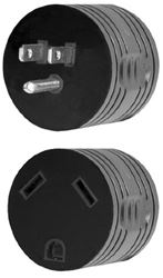 Picture of Voltec Industries 16-00500 AP Products Power & Lighting Round Park Adapter, 30A Female to 15A Male