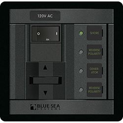 Picture of Blue Sea Systems 1208 AC Rotary Switch 120V 2 Source 30A