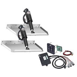 Picture of Lenco TT12X9E 12x9 Edge Mount Trim Tab Kit with Tactile Switch