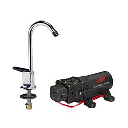 Picture of Johnson Pumps 61123 WPS Water Pump and Faucet Combo Kit