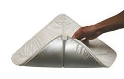 Picture of Adco Products 7172 ADCO 7172 18" Deluxe Solar Vent Cover (White Over Silver Color)