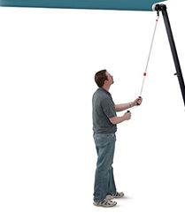 Picture of Powerwinch 850001 Carefree Pioneer Crank-Out RV Awning Upgrade Endcap Kit White