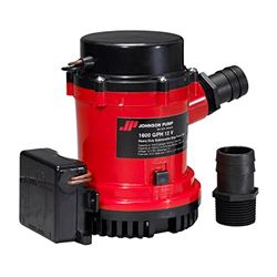 Picture of Johnson Pumps 01674-001 1600 GPH Heavy Duty Automatic Bilge Pump with Ultima Switch 12V