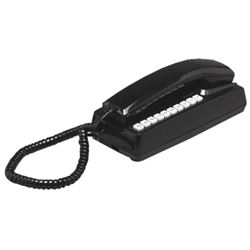 Picture of NewMar PI-10(BL) 10-Station Intercom Handset with Base - Black