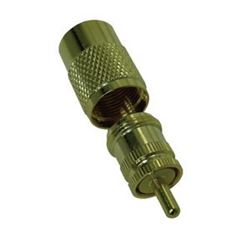 Picture of Digital Antenna DA645G Mini-Uhf Male To Fme Male Cable Adapter 50 Ohm, Mfg# Da-645g, Gold Finish For Use With Mini-Uhf Male & Uhf Male Cable Connectors