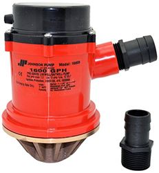 Picture of Johnson Pumps 16004B Model 1600 Pro Series 12V Livewell Baitwell Pump