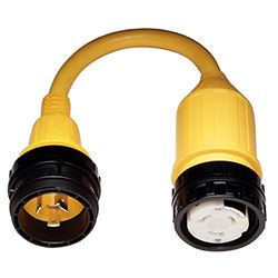 Picture of Marinco 117A MARINCO 117A PIGTAIL ADAPTER 50A FEMALE TO 30A MALE