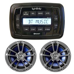 Picture of Infinity INFMPK250 Marine Bluetooth Stereo Package with 6.5" Speakers