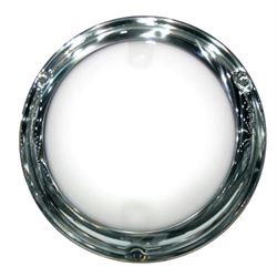 Picture of Lumitec 101098 TouchDome LED Dome Light Dimmable White/Red Stainless Steel