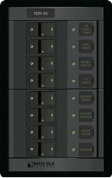 Picture of Blue Sea Systems 1228 Panel 360 120V AC 8-Position Circuit Breaker Panel