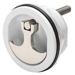 Picture of Whitecap Industries 6230WC Compression Handle Nylon White/Stainless Steel Non-Locking