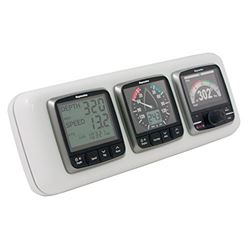 Picture of NavPod GP1301 InstrumentPod Precut with Three 3.6" Holes for 9.5" Guard