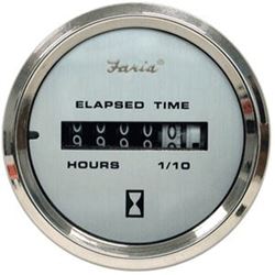 Picture of Faria Instruments 19020 Kronos 2" Hourmeter 10,000 Hours 12-32VDC