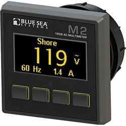 Picture of Blue Sea Systems 1838 M2 AC Multimeter Dual Circuit Monitor