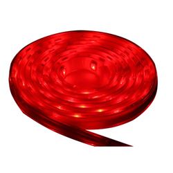 Picture of Lunasea Lighting LLB-453R-01-05 Red Flexible LED Strip Light 12V 5M Waterproof