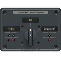 Picture of Blue Sea Systems 8386 AC Rotary Switch Panel 30A 2-Position 4-Pole