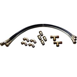 Picture of Si-Tex OC17SUK42 Autopilot Hydraulic Installation Kit with 30" Hoses and Fittings for Teleflex SeaStar