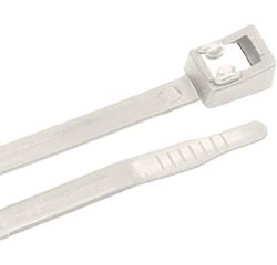 Picture of Ancor 199274 8" Natural Self-Cutting Cable Zip Ties 20-Pack
