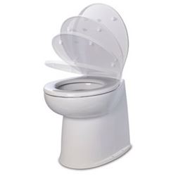 Picture of Jabsco 58040-3012 Deluxe Flush 17" Marine Toilet 12V Fresh Water Soft Close