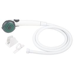 Picture of Dura Faucet DFSA400KWT Single Function Handheld Shower Wand Kit with 60-Inch Hose, White