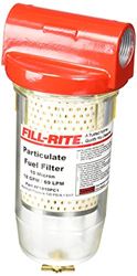 Picture of Fill-Rite F1810PC1 Clear Bowl Fuel Filter with Drain - 10 Micron Hydrosorb