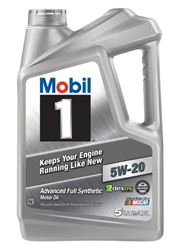Picture of Mobil 120763 Mobil 1 5W-20 Advanced Full Synthetic Motor Oil 5 Quart