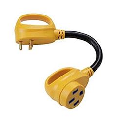 Picture of ParkPower by Marinco 3050ARV 30 Amp to 50 Amp RV Power Adapter