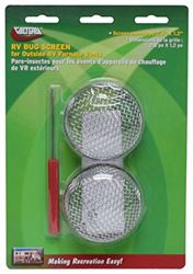 Picture of Valterra A101301VP Round RV Furnace Vent Screen with Stainless Steel Mesh