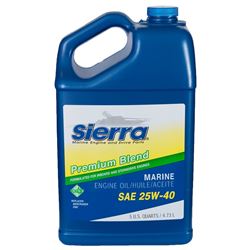 Picture of Sierra 18-9400-4 25W-40 4-Stroke Marine Engine Oil, 5 Quart