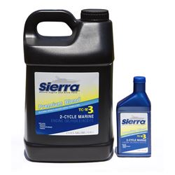 Picture of Sierra 18-9500-3 Blue Premium TC-W3 2-Cycle Engine Oil, 1 Gallon