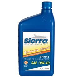 Picture of Sierra 18-9551-2  10W40 FCW 4-Cycle Outboard Synthetic Blend Oil, Qt.
