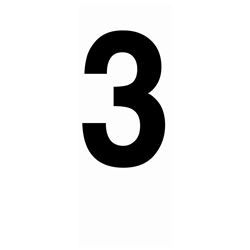 Picture of Hardline Products 17328 Exterior Boat Registration Decal Letters