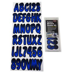 Picture of Hardline Products BMBKG200 Series 200 Registration Kit 3" Cursive Font with Gradient Colors