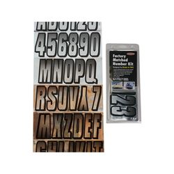Picture of Hardline Products CHBKG300 Carbon Fiber Boat Registration Number Kit 3 Inch