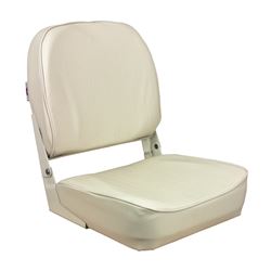 Picture of Springfield Marine 1040629 Economy Folding Boat Seat White