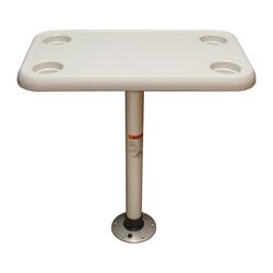 Picture of Springfield Marine 1690107 Rectangle Boat Table Package 16x28 White