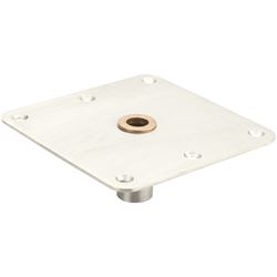 Picture of Swivl-Eze 6773 Lock'N-Pin Stainless Steel Base Plate 7" x 7" with Bronze Bushing