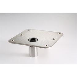 Picture of Swivl-Eze 67739 Lock'N-Pin Stainless Steel Base Plate 7" x 7" with 3/4" Pin