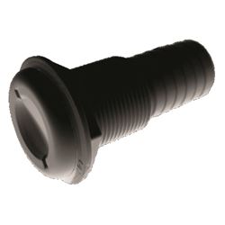 Picture of T-H Marine TH-1200-B Thru Hull Fitting 1-1/8 Inch Straight Black