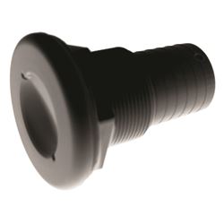 Picture of T-H Marine TH-1500-B Thru Hull (straight) - 1 1/2" - Black