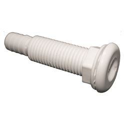 Picture of T-H Marine TH-752XL-B 3/4 Inch Straight Thru-Hull Fitting - White